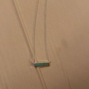 Turquoise Bar Necklace